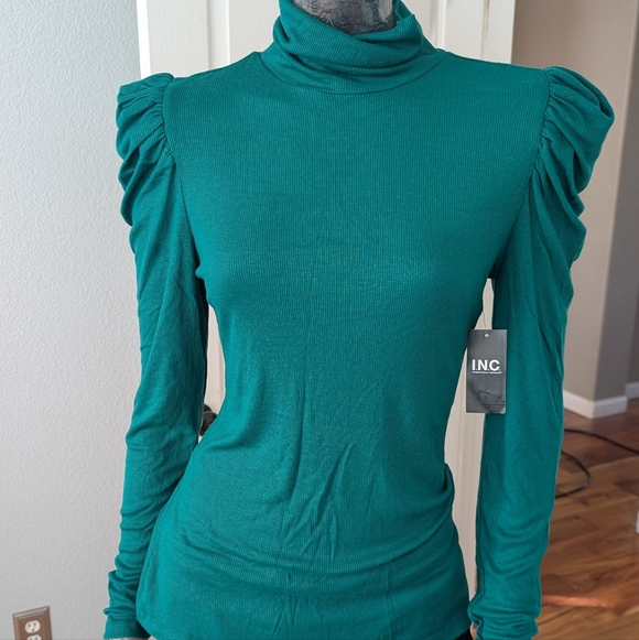 INC International Concepts Tops - International Concepts Inc Casual Knit III Ribbed Turtleneck Large Nwt ❤️